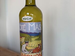 Coté Mas Blanc du Midi Sauvignon Vermentino Franse Witte Wijn, sappig en fris, de populaire witte wijn van het Franse domein restaurant, schroefdop